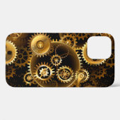 Nahtlose Steampunk-Messinggeräte Case-Mate iPhone Hülle (Rückseite (Horizontal))