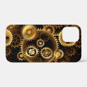 Nahtlose Steampunk-Messinggeräte Case-Mate iPhone Hülle (Rückseite (Horizontal))