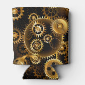 Nahtlose Steampunk-Messinggeräte Dosenkühler (Rückseite)