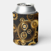 Nahtlose Steampunk-Messinggeräte Dosenkühler (Kanne Rückseite)