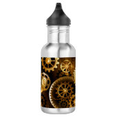 Nahtlose Steampunk-Messinggeräte Edelstahlflasche (Rechts)