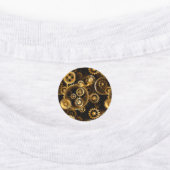 Nahtlose Steampunk-Messinggeräte Etiketten (Befestigt)