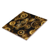 Nahtlose Steampunk-Messinggeräte Fliese (Seite)