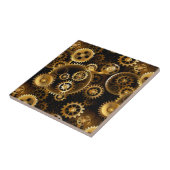 Nahtlose Steampunk-Messinggeräte Fliese (Seite)