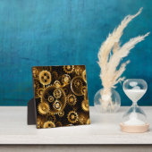 Nahtlose Steampunk-Messinggeräte Fotoplatte (InSitu)