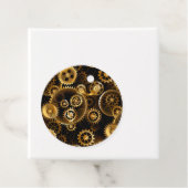 Nahtlose Steampunk-Messinggeräte Geschenkanhänger (Beispiel)