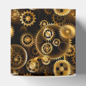 Nahtlose Steampunk-Messinggeräte Geschenkschachtel (Oben)