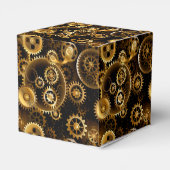 Nahtlose Steampunk-Messinggeräte Geschenkschachtel (Rückseite)