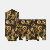 Nahtlose Steampunk-Messinggeräte Geschenkschachtel (Ungefaltet)