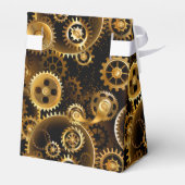 Nahtlose Steampunk-Messinggeräte Geschenkschachtel (Rückseite)