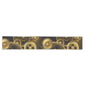 Nahtlose Steampunk-Messinggeräte Großer Tischläufer (Horizontal)