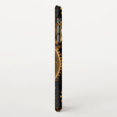 Nahtlose Steampunk-Messinggeräte iPhone Hülle (Linke Seite)