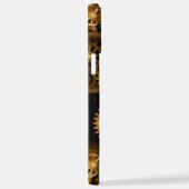 Nahtlose Steampunk-Messinggeräte iPhone Hülle (Rechte Seite)