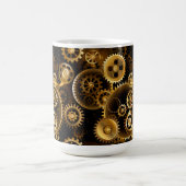 Nahtlose Steampunk-Messinggeräte Kaffeetasse (Mittel)