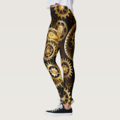 Nahtlose Steampunk-Messinggeräte Leggings (Links)