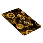 Nahtlose Steampunk-Messinggeräte Magnet (Rechte Seite)