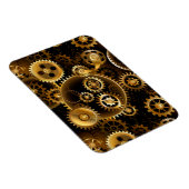 Nahtlose Steampunk-Messinggeräte Magnet (Rechte Seite)