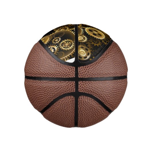 Nahtlose Steampunk-Messinggeräte Mini Basketball (Rechts)