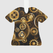 Nahtlose Steampunk-Messinggeräte Ornament (Rückseite)