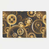Nahtlose Steampunk-Messinggeräte Post-it Klebezettel (Vorderseite)
