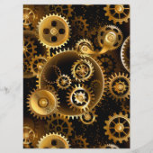 Nahtlose Steampunk-Messinggeräte Programm (Vorderseite)