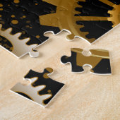 Nahtlose Steampunk-Messinggeräte Puzzle (Seite)