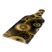 Nahtlose Steampunk-Messinggeräte Schneidebrett (Ecke)