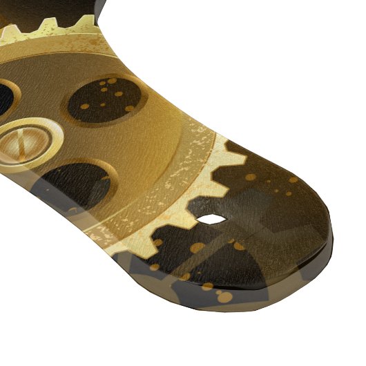 Nahtlose Steampunk-Messinggeräte Schneidebrett (Ecke)