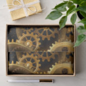 Nahtlose Steampunk-Messinggeräte Seidenpapier (Geschenk)