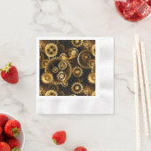 Nahtlose Steampunk-Messinggeräte Serviette (Beispiel)