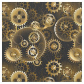 Nahtlose Steampunk-Messinggeräte Stoff (Nahaufnahme)