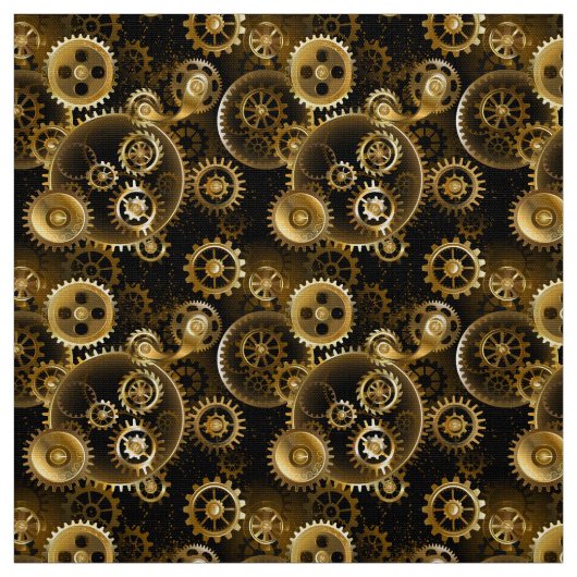 Nahtlose Steampunk-Messinggeräte Stoff (Muster)