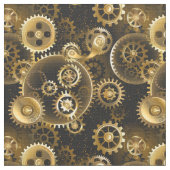 Nahtlose Steampunk-Messinggeräte Stoff (Nahaufnahme)