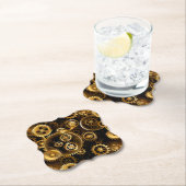 Nahtlose Steampunk-Messinggeräte Untersetzer (Vor Ort)