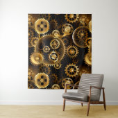 Nahtlose Steampunk-Messinggeräte Wandteppich (Beispiel)