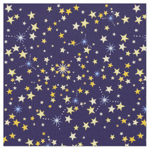 Nahtlose Sterne Muster Zaubergalaxie Europa Stoff