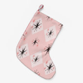 Nahtlose Sternexplosion des Atomalters, inspiriert Kleiner Weihnachtsstrumpf (Vorderansicht (hängend))