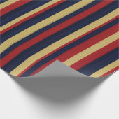 Nahtlose Streifen mit farbenfroher Farbe Geschenkpapier (Ecke)