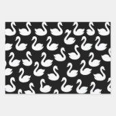 Nahtlose Swan-Silhouette Geschenkpapier Set (Vorderseite 3)