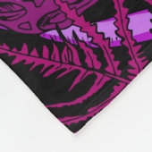 Nahtlose Tapete-Muster. Bright Magic Psychedel Fleecedecke (Ecke)