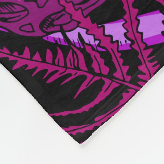 Nahtlose Tapete-Muster. Bright Magic Psychedel Fleecedecke (Ecke)