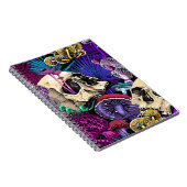 Nahtlose Tapete Muster. Bright Magic Psychedel Notizblock (Rechte Seite)