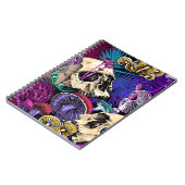 Nahtlose Tapete Muster. Bright Magic Psychedel Notizblock (Linke Seite)