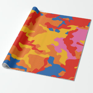 Nahtlose Tarnung Hintergrundmuster. Nahtlos Geschenkpapier