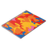 Nahtlose Tarnung Hintergrundmuster. Nahtlos Notizblock (Linke Seite)