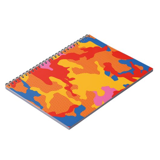 Nahtlose Tarnung Hintergrundmuster. Nahtlos Notizblock (Linke Seite)