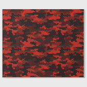 Nahtlose Tarnung. Wiederholter digitaler Punkt Geschenkpapier (Flach)