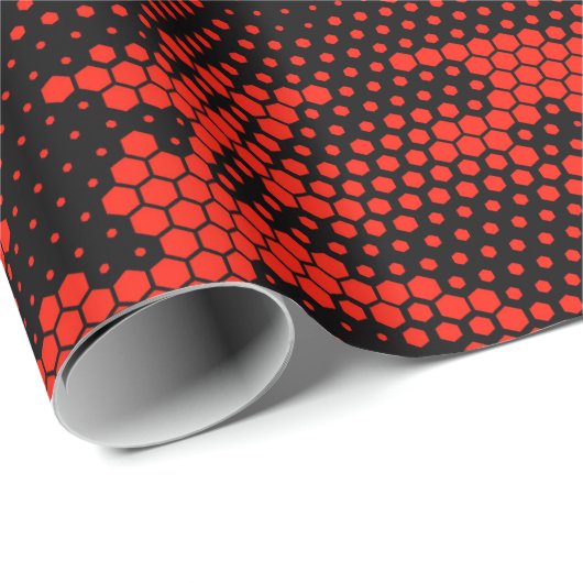 Nahtlose Tarnung. Wiederholter digitaler Punkt Geschenkpapier (Rolleneckpunkt)