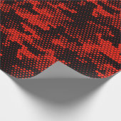 Nahtlose Tarnung. Wiederholter digitaler Punkt Geschenkpapier (Ecke)