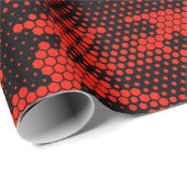 Nahtlose Tarnung. Wiederholter digitaler Punkt Geschenkpapier (Rolleneckpunkt)